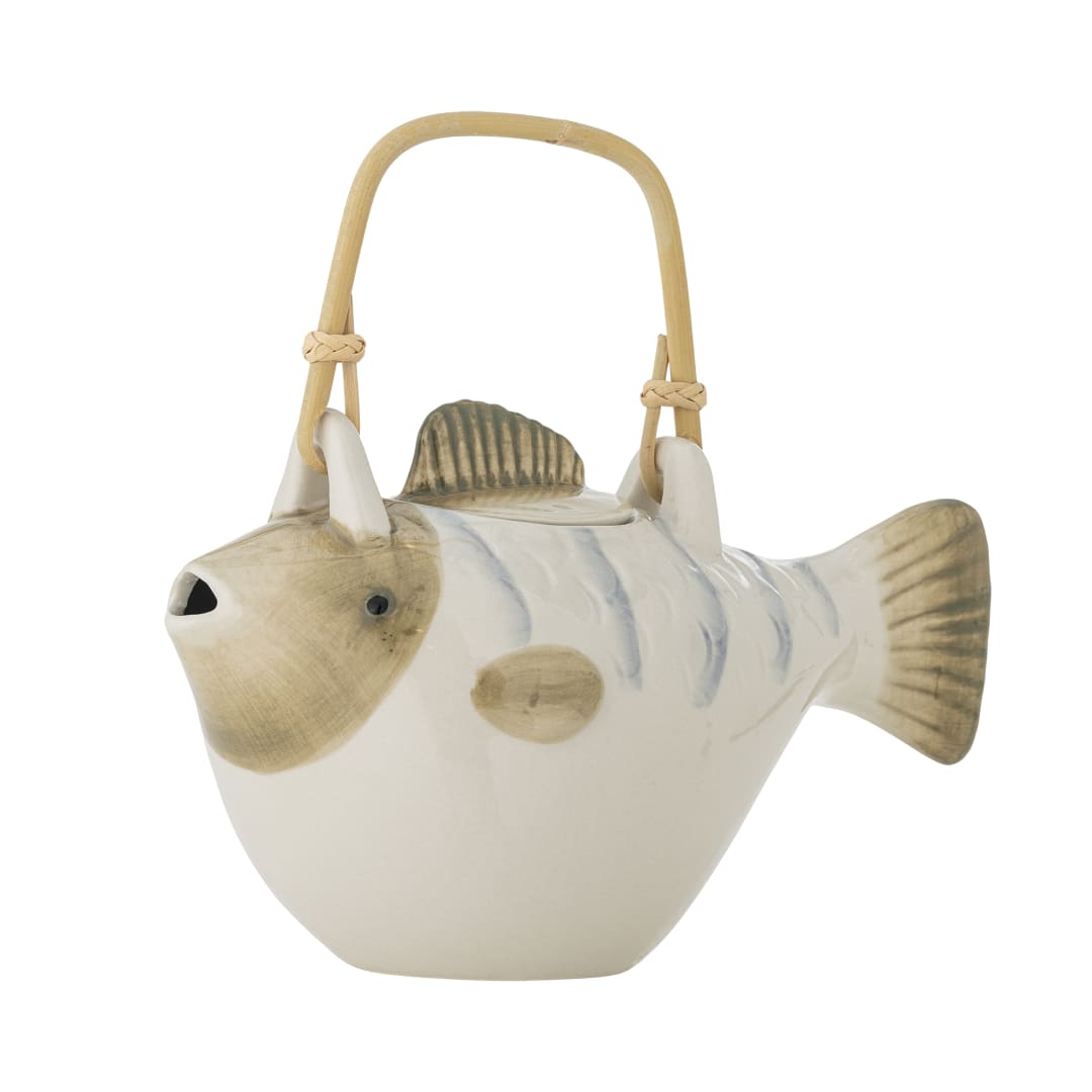 82061996 - Wrenna Teapot w/Teastrainer, Multi, Stoneware STOCK: 300