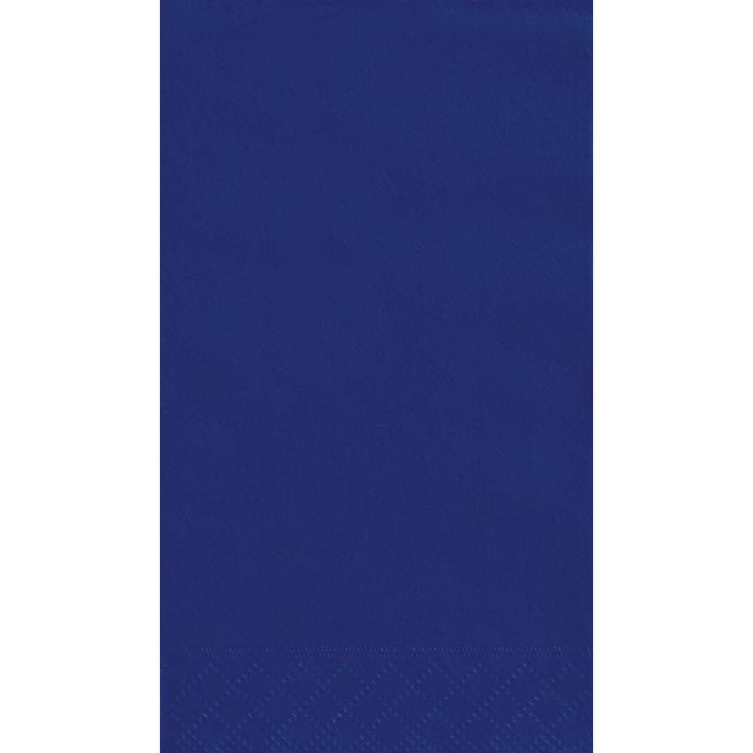 True Navy Solid Guest Towels, 20ct