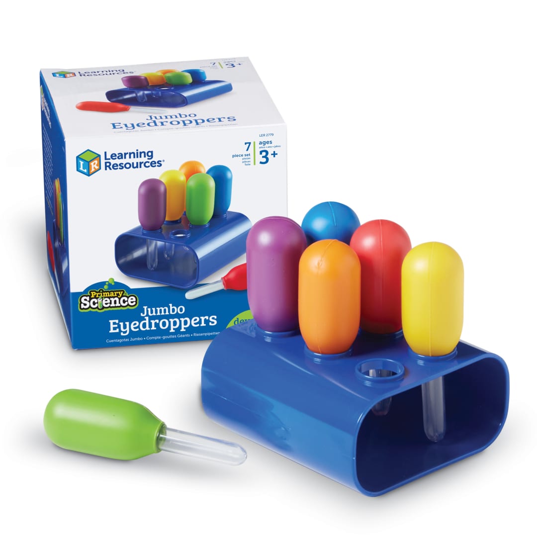 JUMBO EYEDROPPERS SET OF 6 IN A STAND