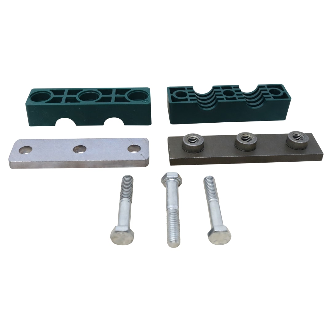 Wastebuilt® Replacement for Heil 3/4" Double Heavy Duty 3 Bolt Style Clamp