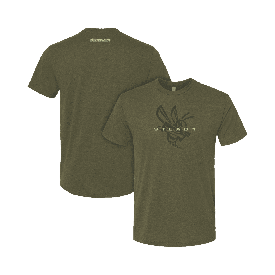 Bee Stinger Military Green Tee