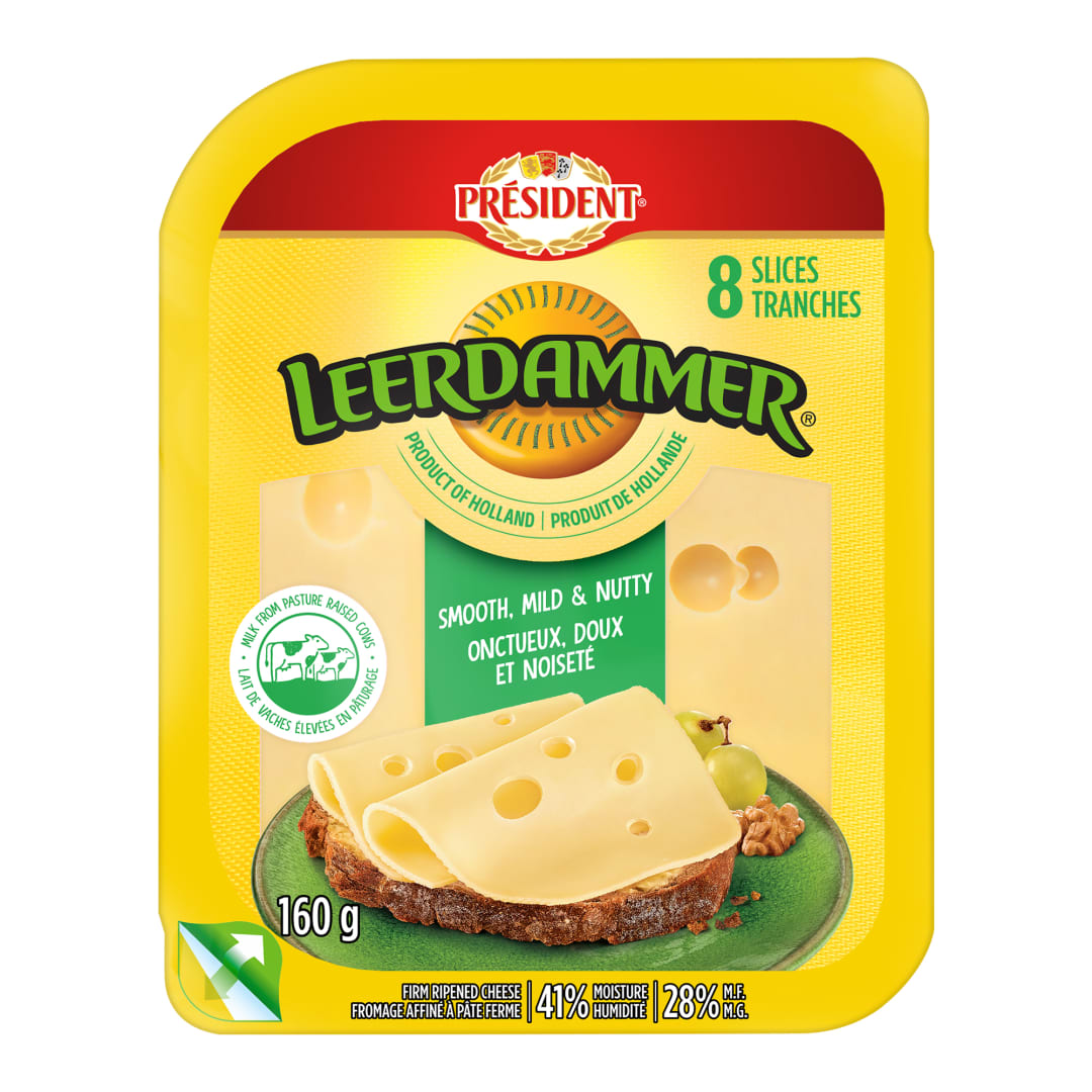 President Leerdammer Cheese Slices, 160g