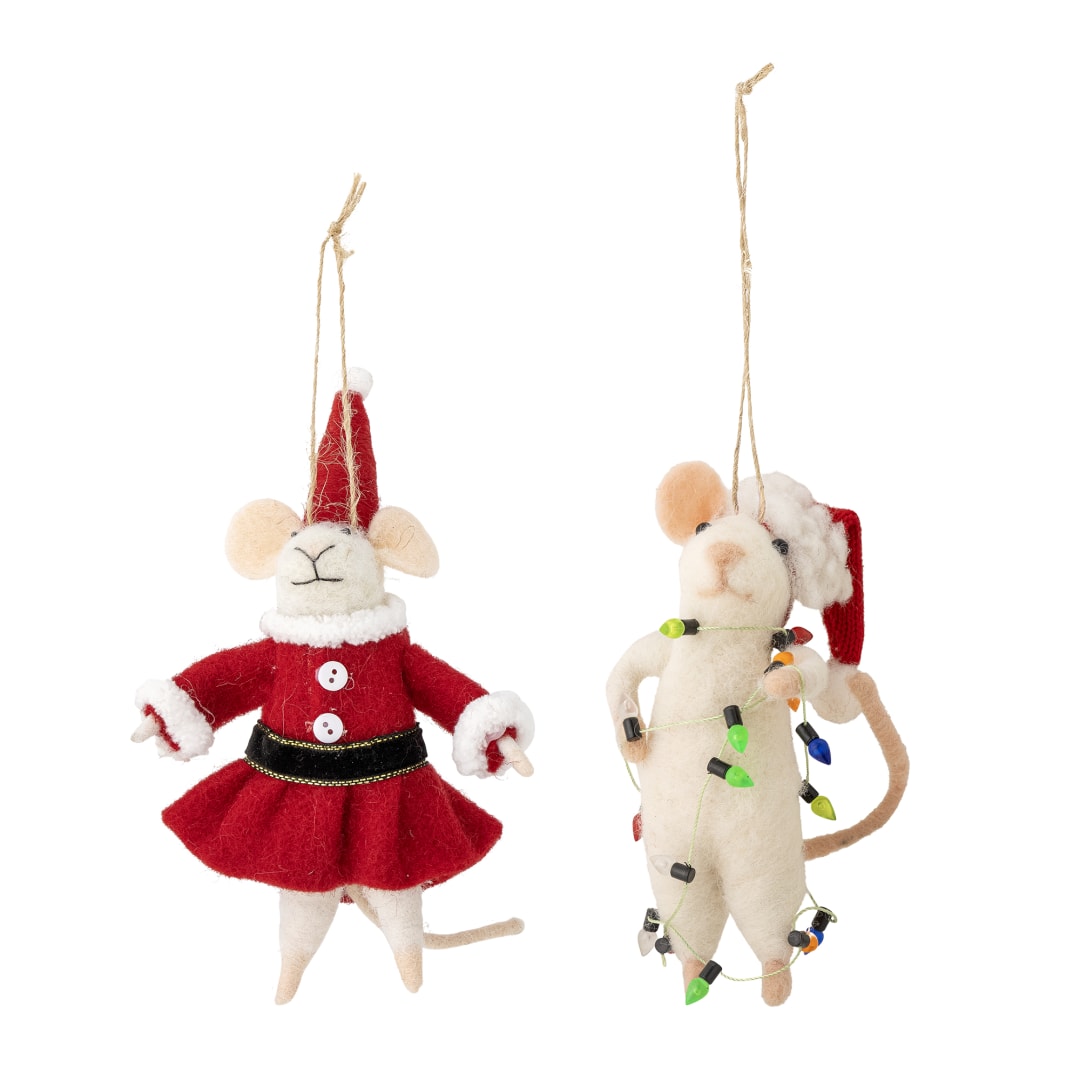 82061100 - Peo Ornament, Red, Wool STOCK: 162