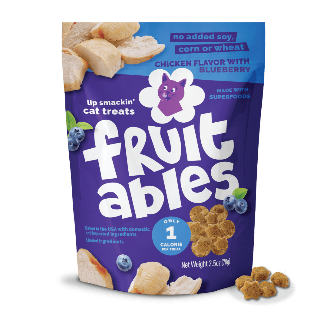 Fruitables Cat Treats, Chicken with Blueberry, 2.5 Ounces