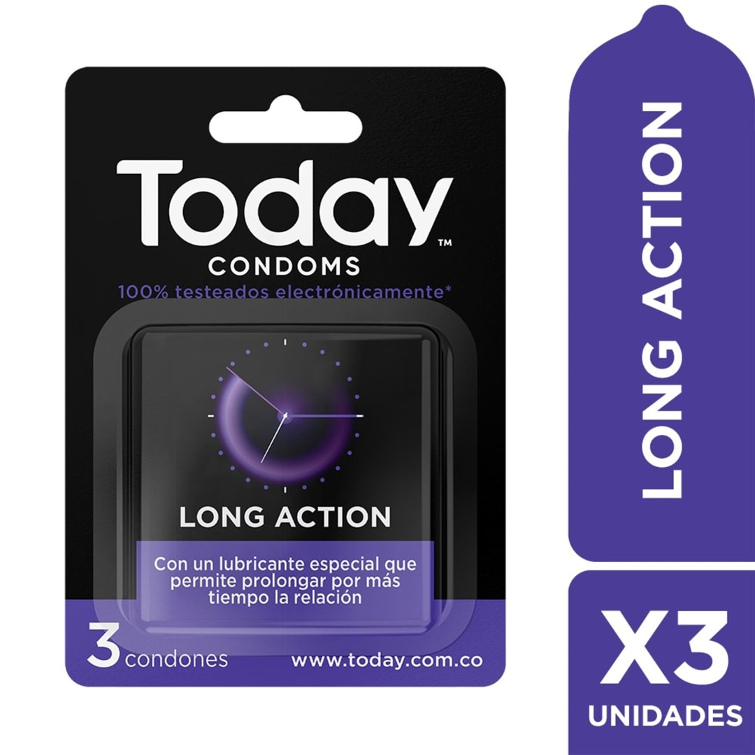 Today Condoms Long Action x3 und