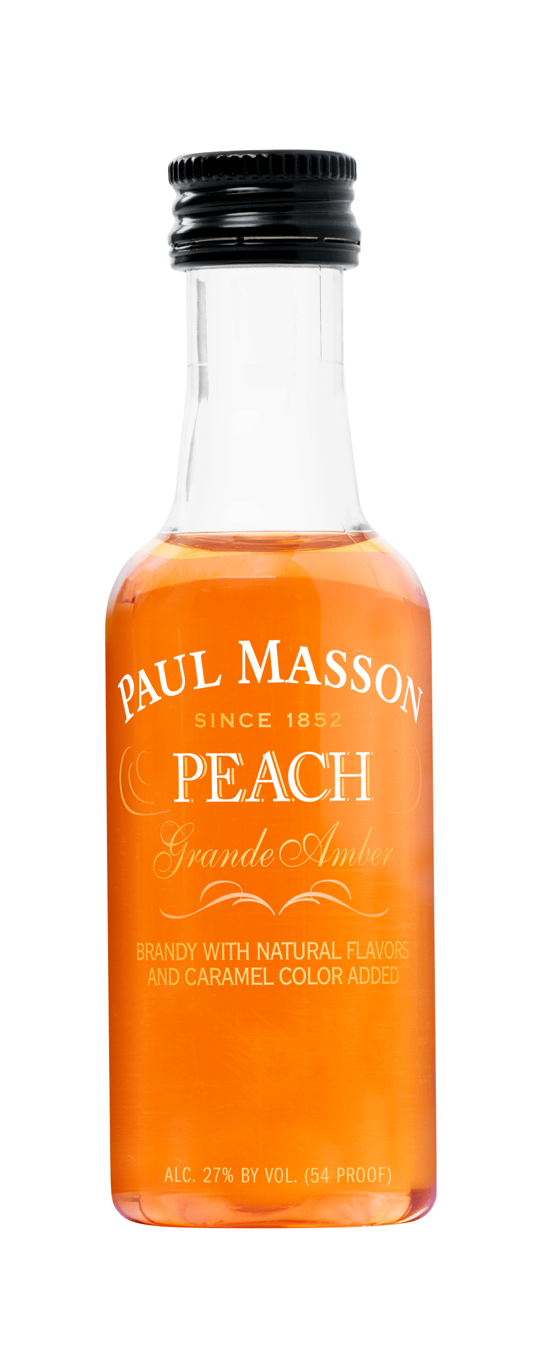 Paul Masson Peach Brandy 50ml 54 Proof
