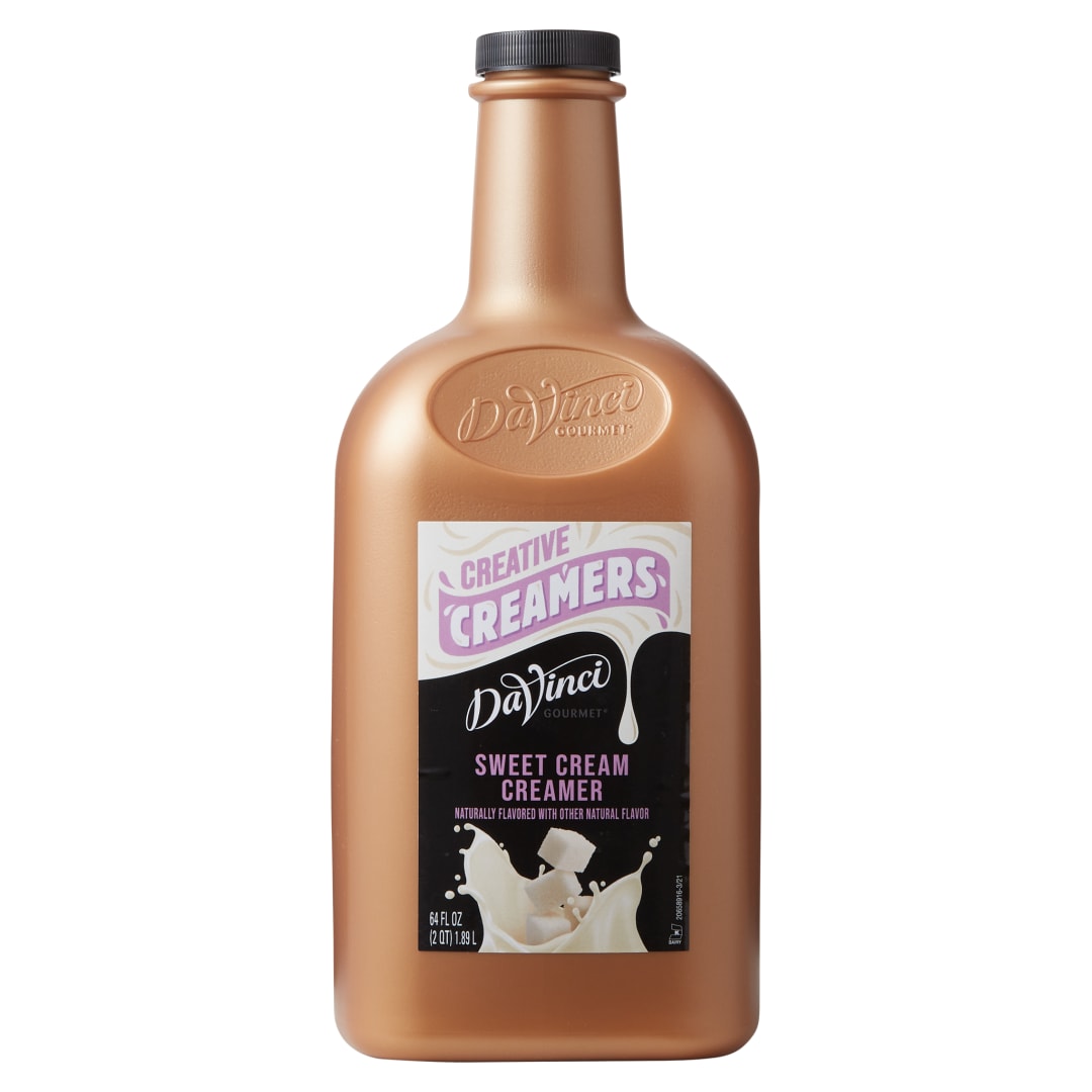 DaVinci Gourmet Sweet Cream Creamer, 2 x 64 fl oz (1/2 gallon)