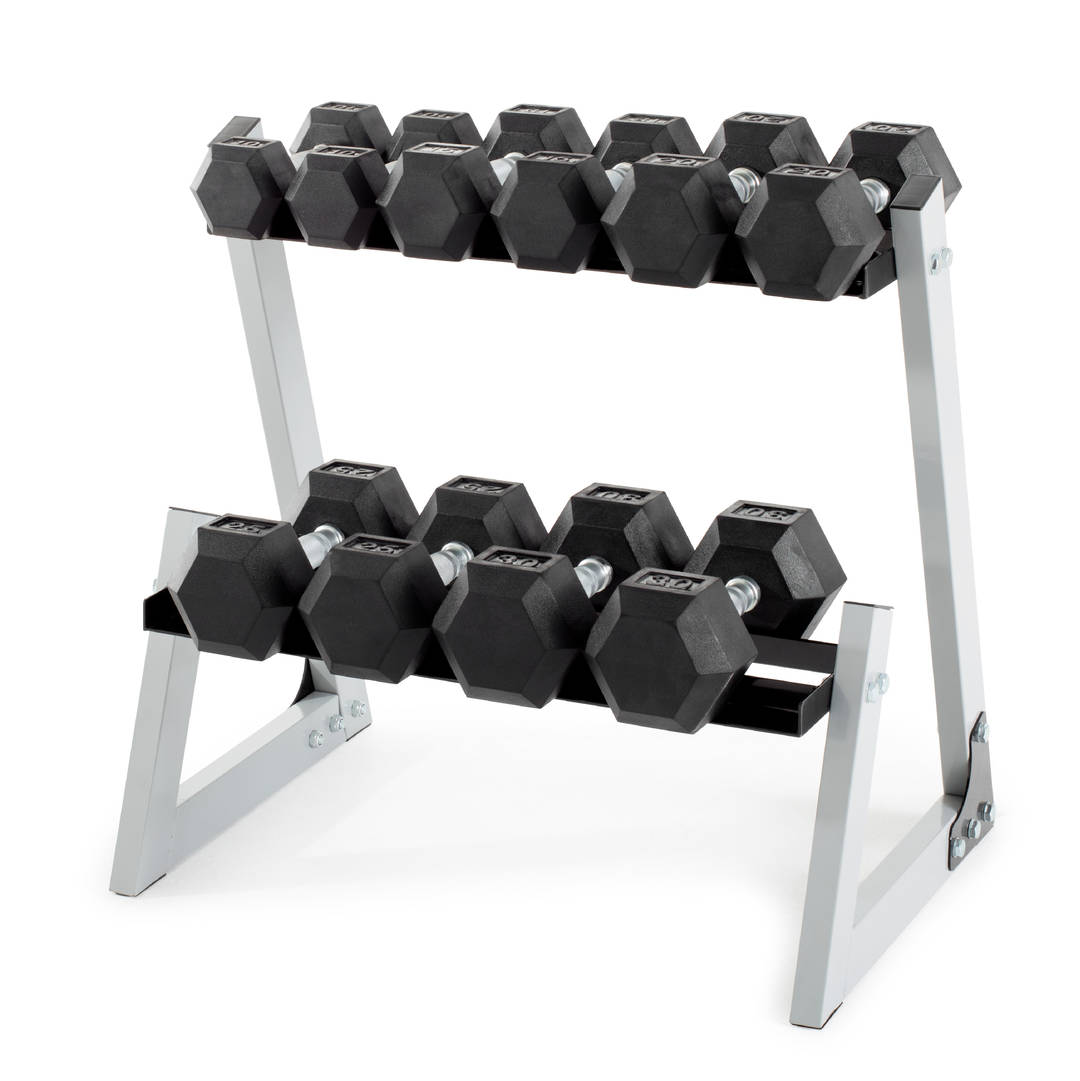 200 lb Dumbbell Kit w/Rack