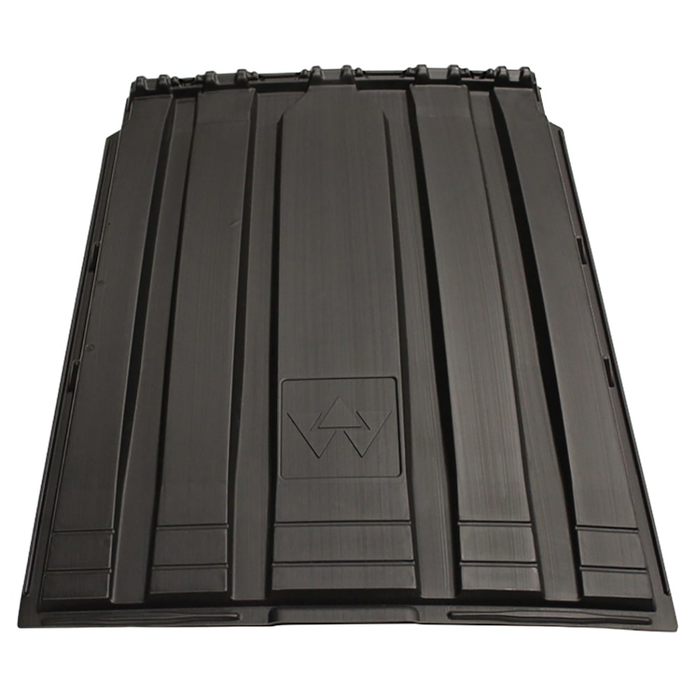 Lid Poly 32 X 43 Single Wall, Black