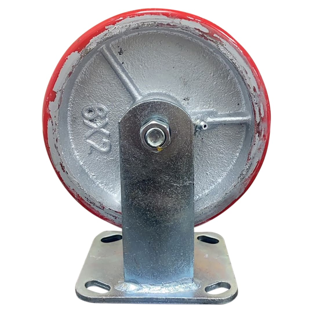 6 X 2 Poly On Steel Rigid Caster