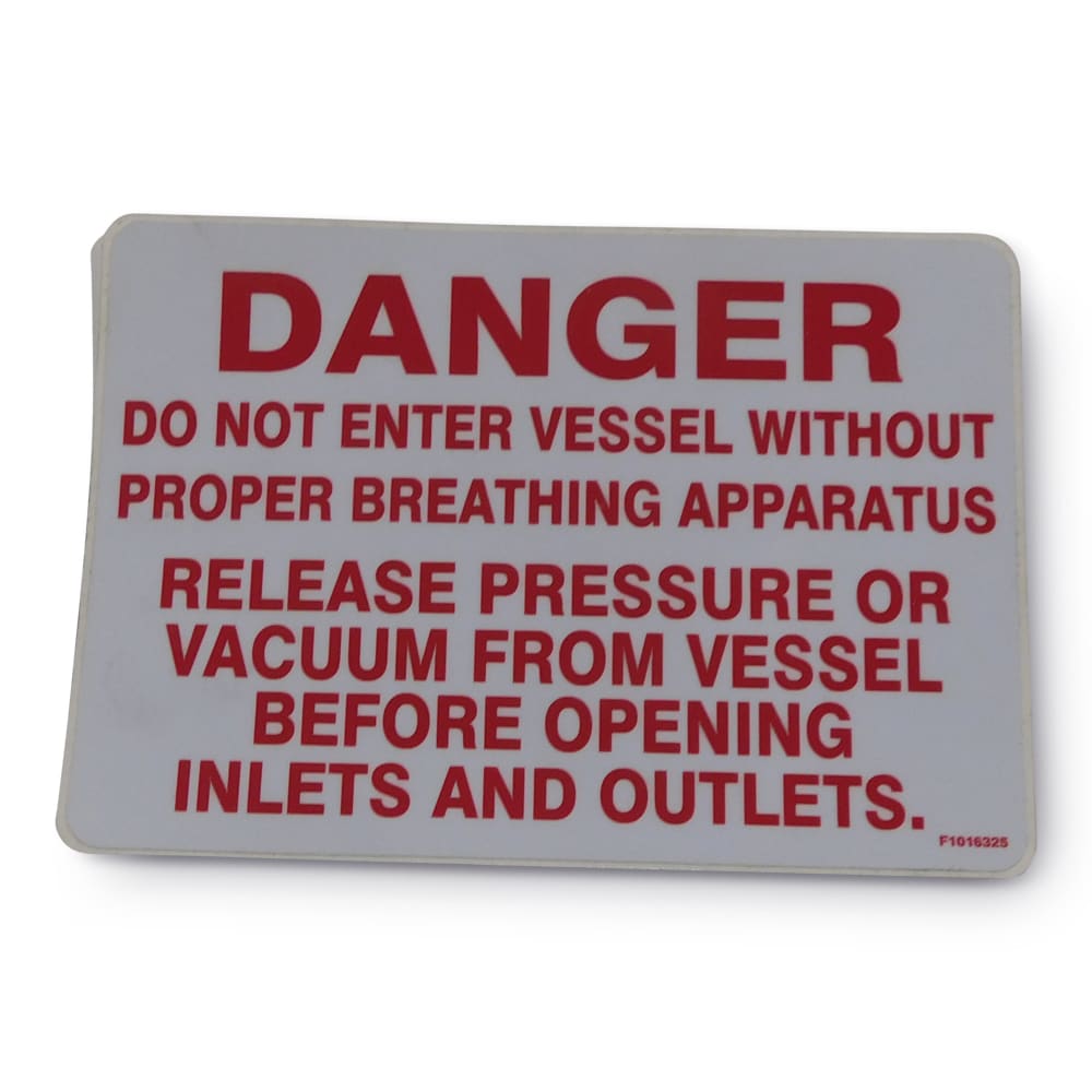 Wastebuilt® Replacement for Cusco Decal Danger High Velocity Air