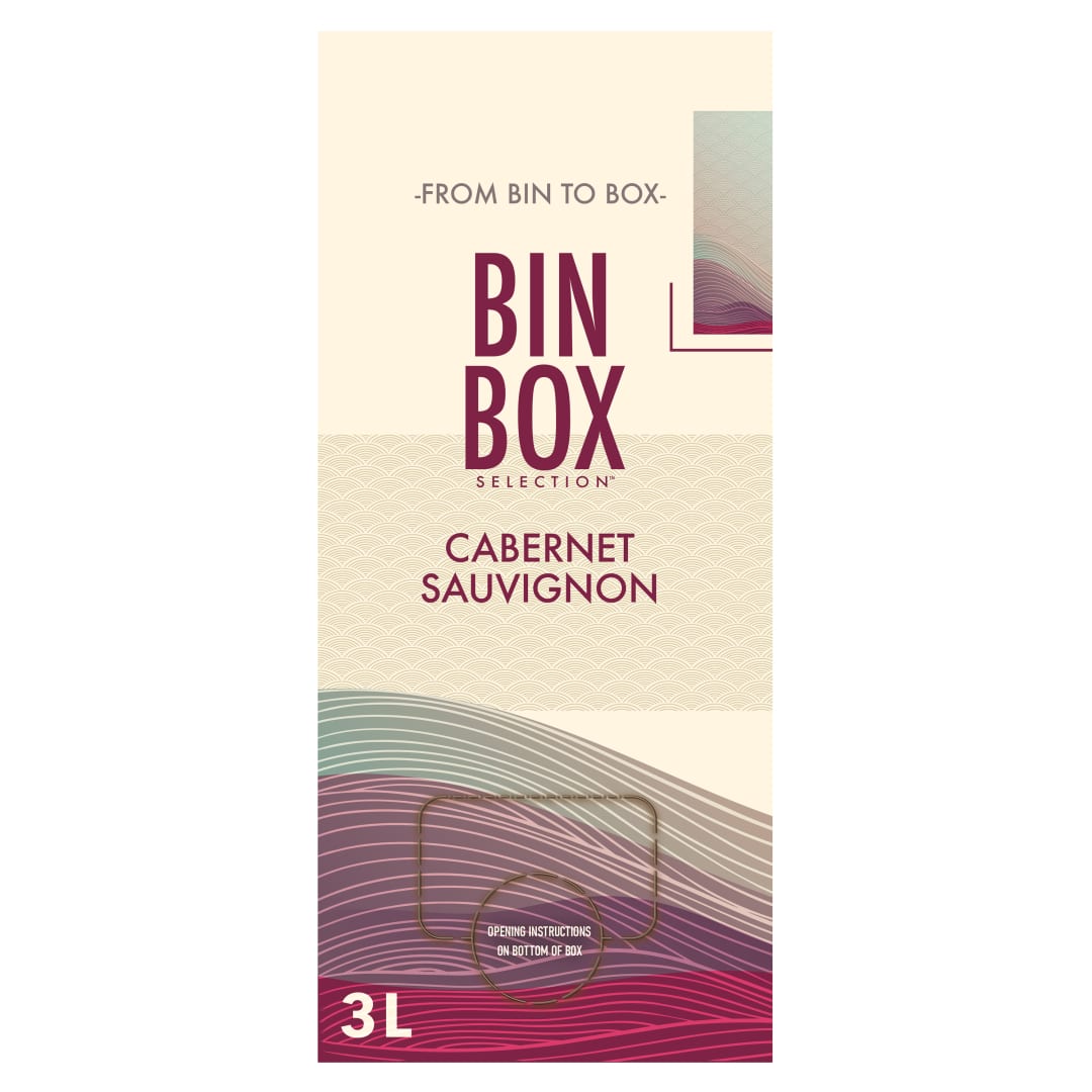 Bin Box Selection Cabernet Sauvignon Red Wine, California, 3L, 13% ABV