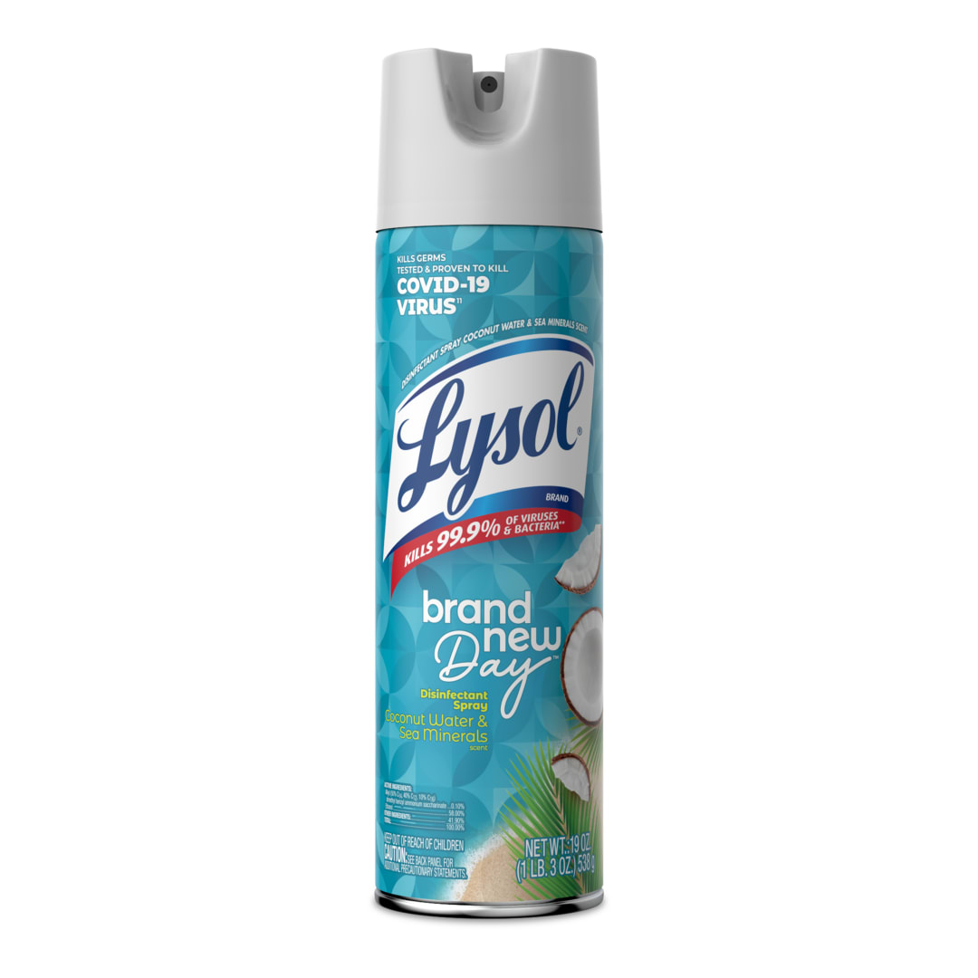 LYSOL® Disinfectant Spray - Brand New Day™ Coconut Water & Sea Minerals 12/19 oz.