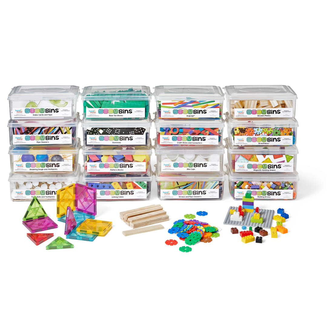 STEM BINS® COMPREHENSIVE KIT; 16 BINS, MA