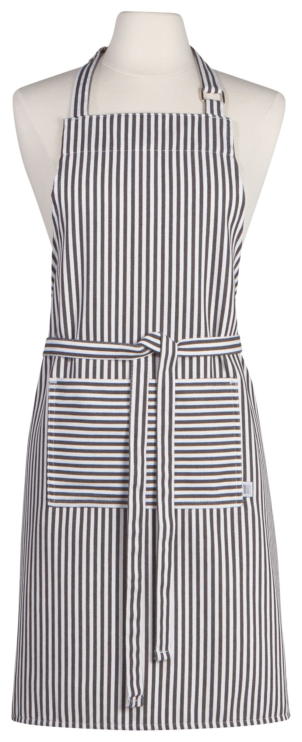 Narrow Black Stripe Chef Apron