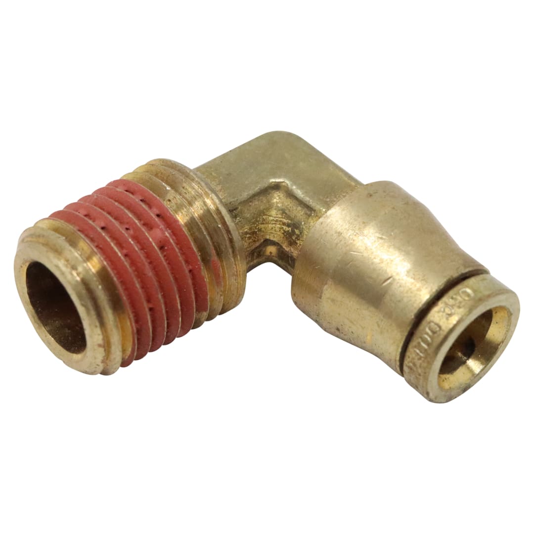 Wastebuilt® Replacement for Alkon Brass Fittings 1/4" x 1/4" NPT 90 Degree DOT Male Connector