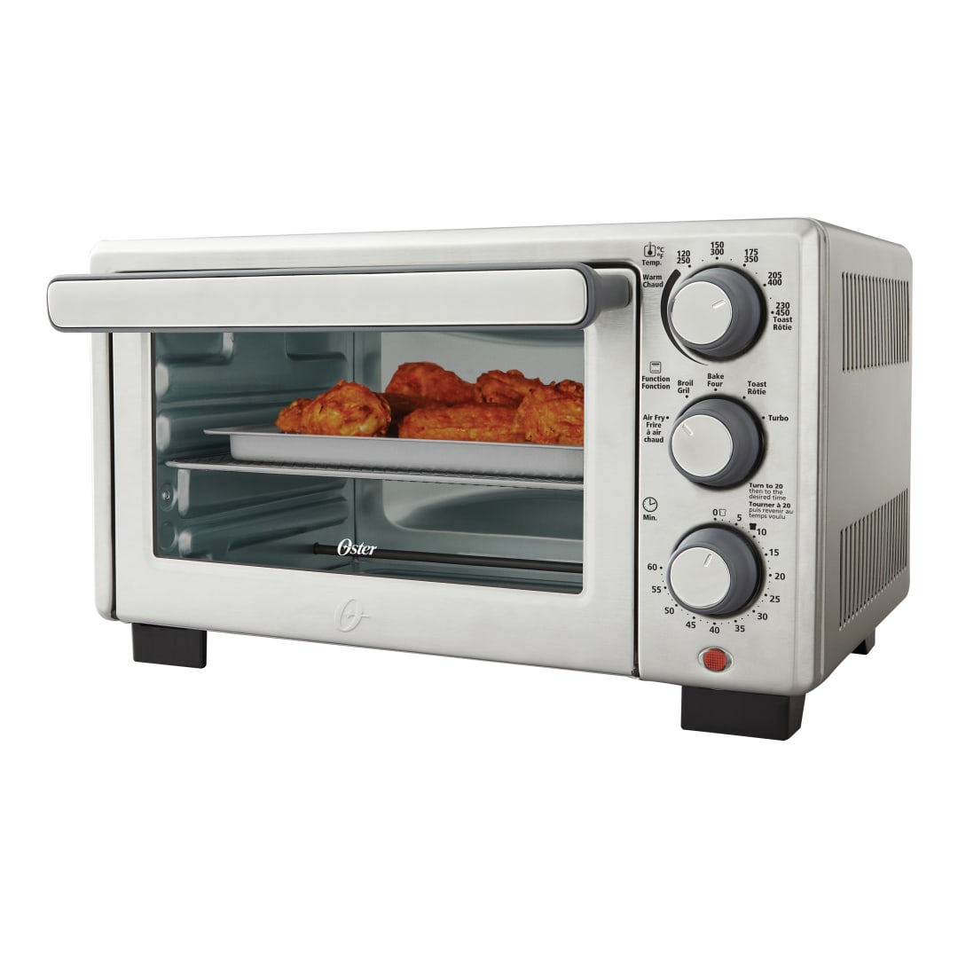 Oster® Compact Countertop Oven With Air Fryer, Stainless Steel