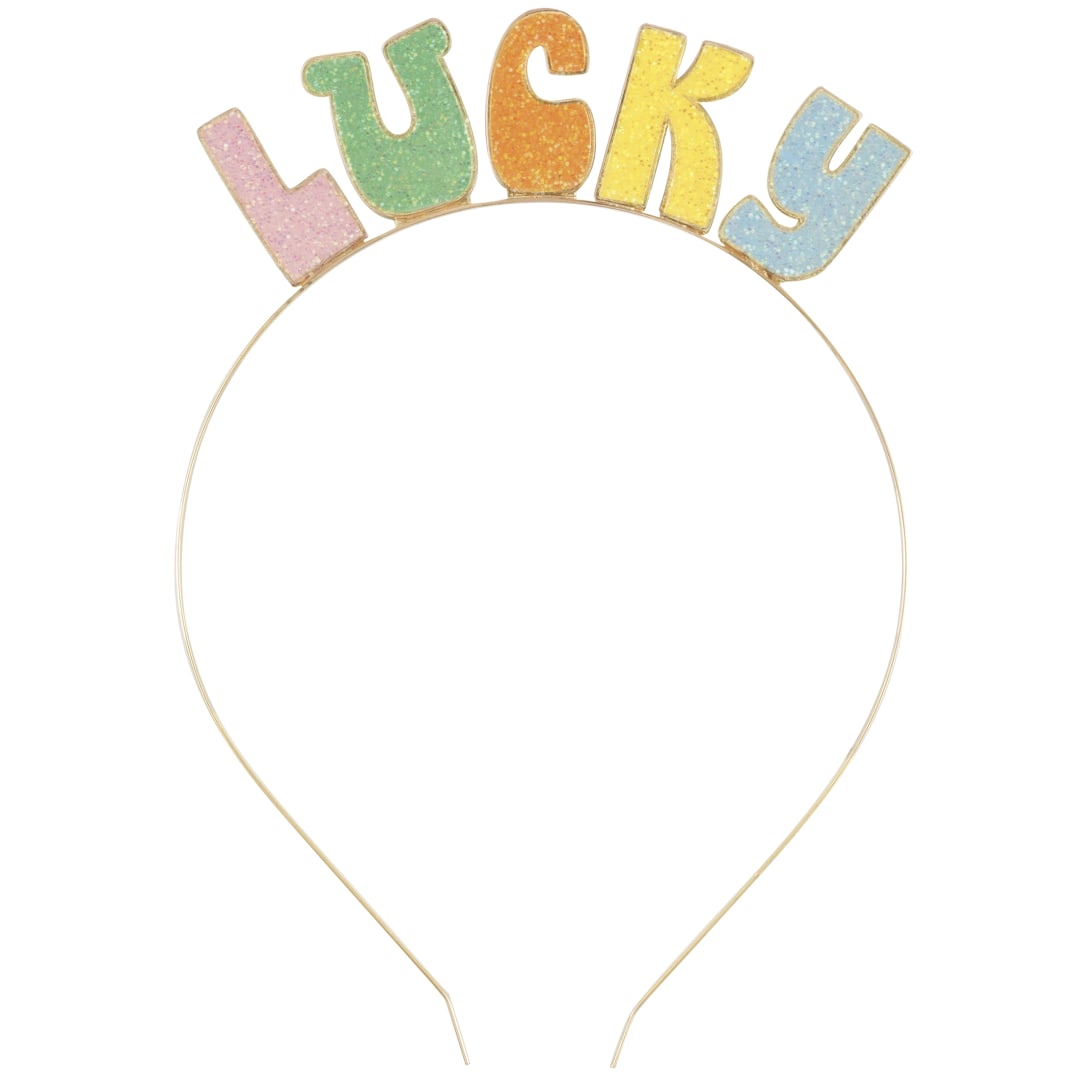 St. Patty's Day "Lucky" Glitter Headband