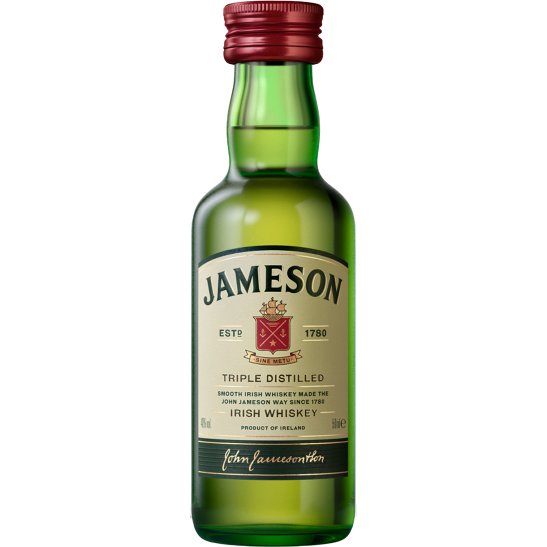 Jameson Original Irish Whiskey, 50 ml Bottle, 80 Proof