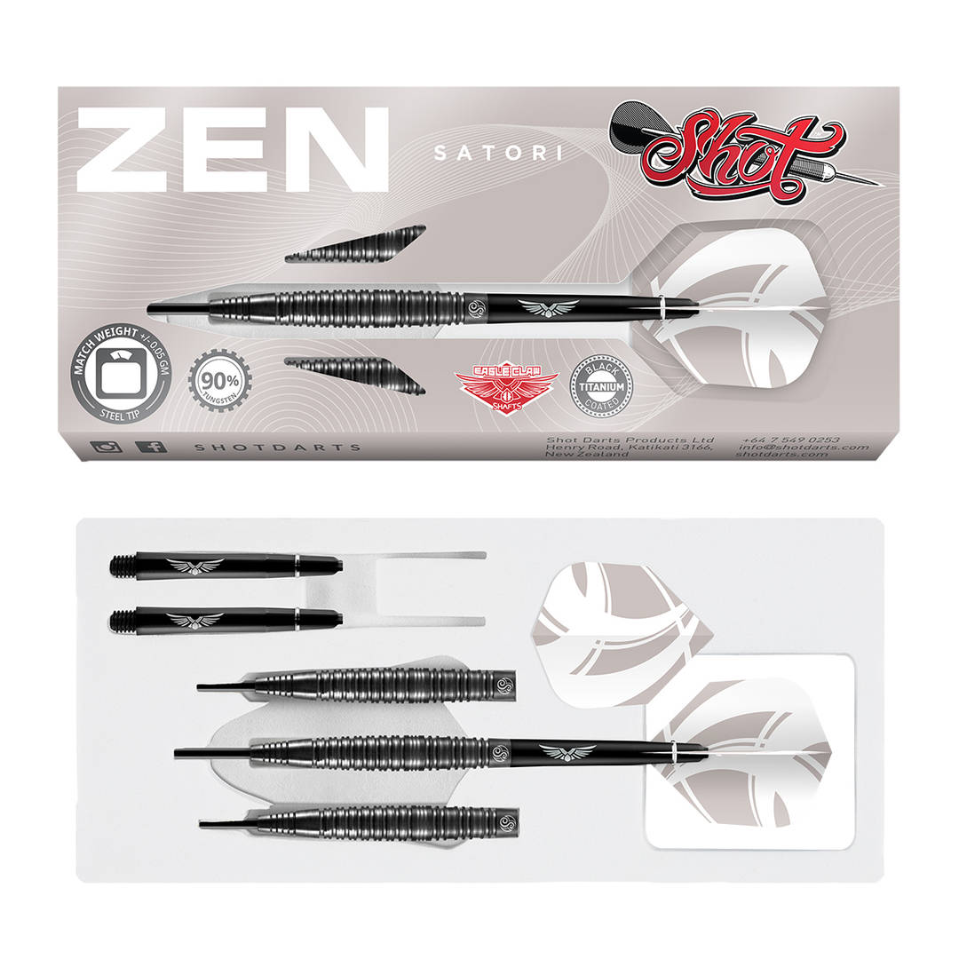 ZEN SATORI STEEL TIP DART SET