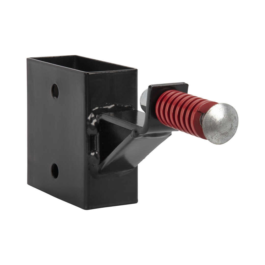 EZ Aim® Steel Gong Hanger Target with Recoil Spring, For 2" x 4" Mount, 2.3 lbs, Black