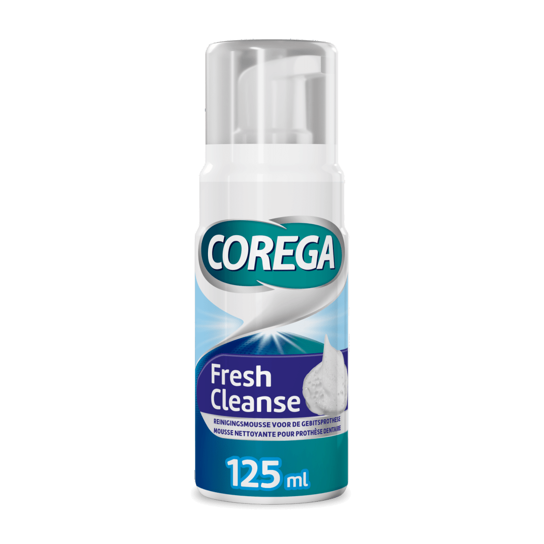 Corega Fresh Cleanse Mousse kunstgebitreiniger 125 ml