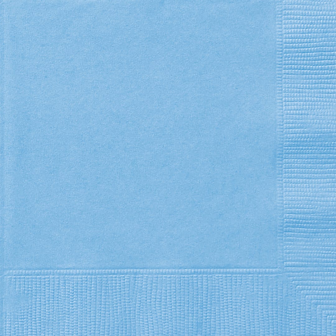 Powder Blue Solid Dinner Napkins, 40ct