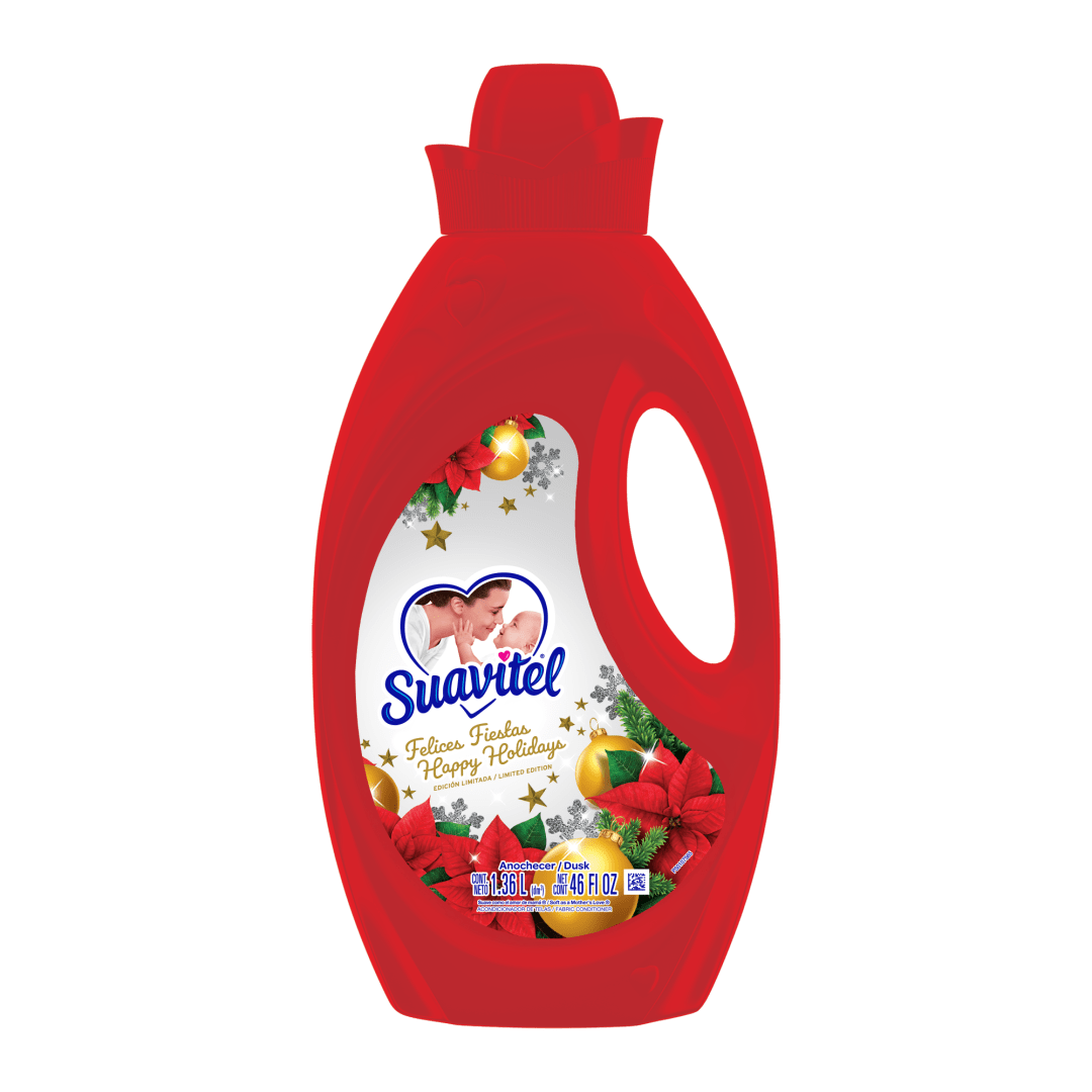 Suavitel Limited Edition Felices Fiestas Liquid Fabric Softener, Holiday Scent, 46 fl oz
