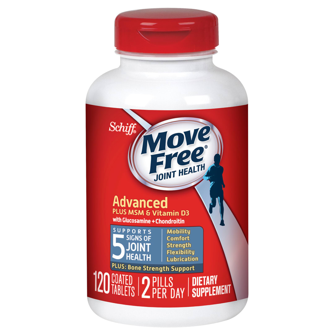 MOVE FREE® Advanced - Plus MSM & Vit D 12/120 ct.