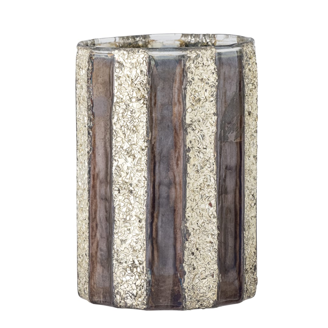 82066361 - Cicilia Votive, Gold, Glass STOCK: 68