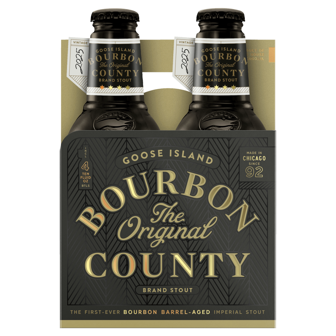 Goose Island 2025 Bourbon County Original Stout, 4pk 10 oz btls