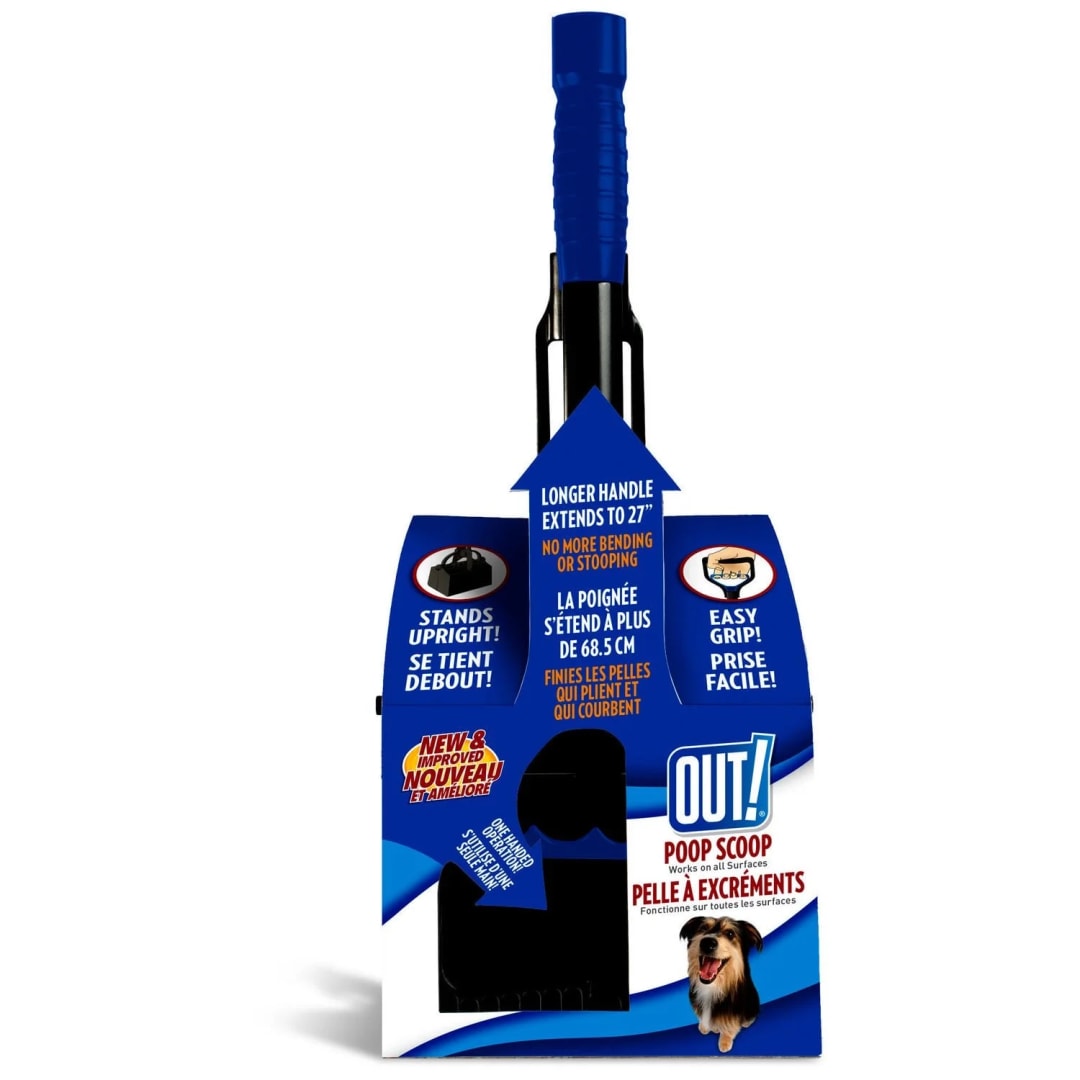 OUT! One Handed Dog Poop Scoop