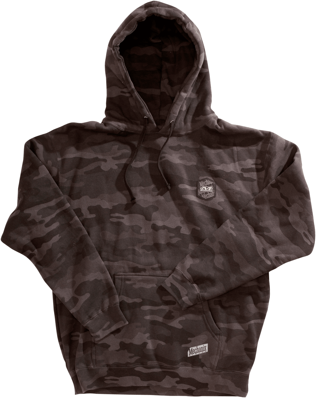 Pullover Hoodie - Black Camo