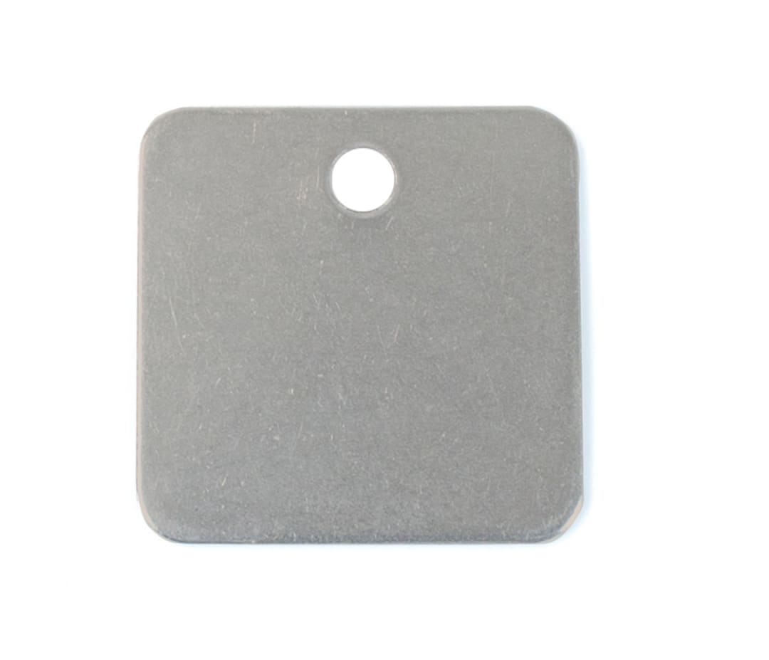 Tag-Square 1" Aluminum 100 Pack