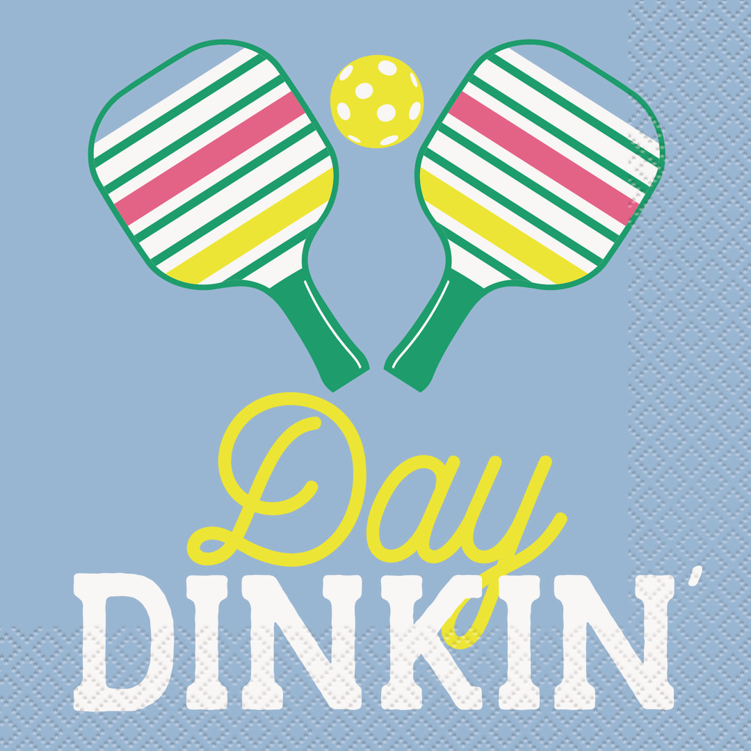 Playful Party "Day Dinkin" Luncheon Napkins, 16ct