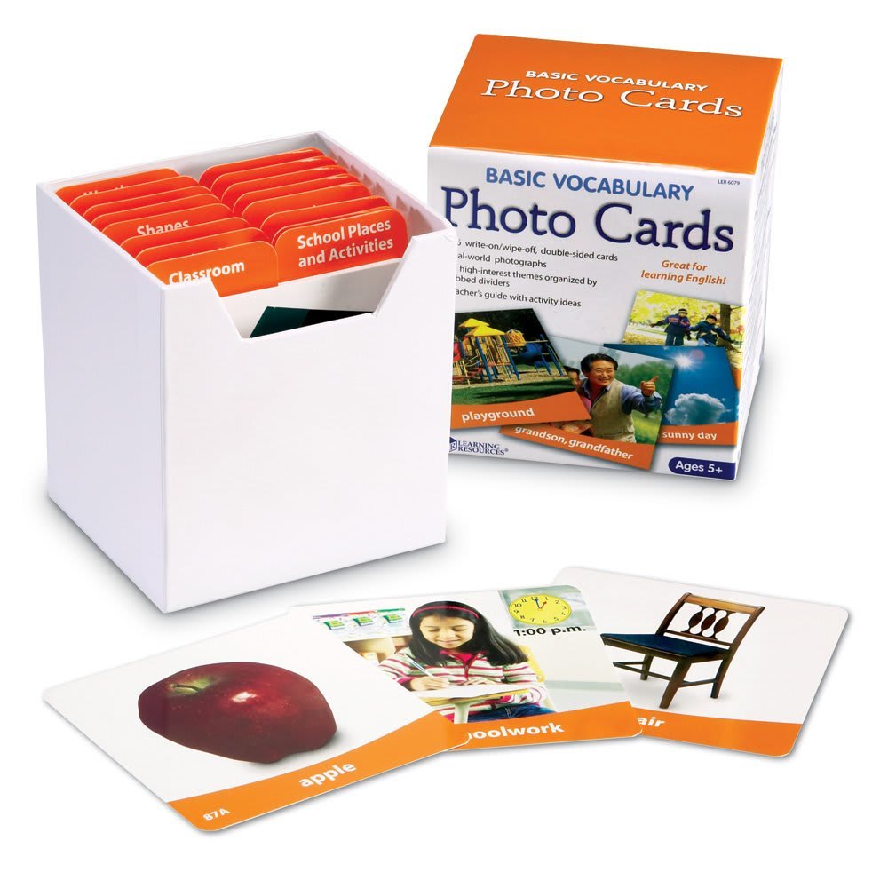 PHOTO CARDS, BASIC VOCABULARY
