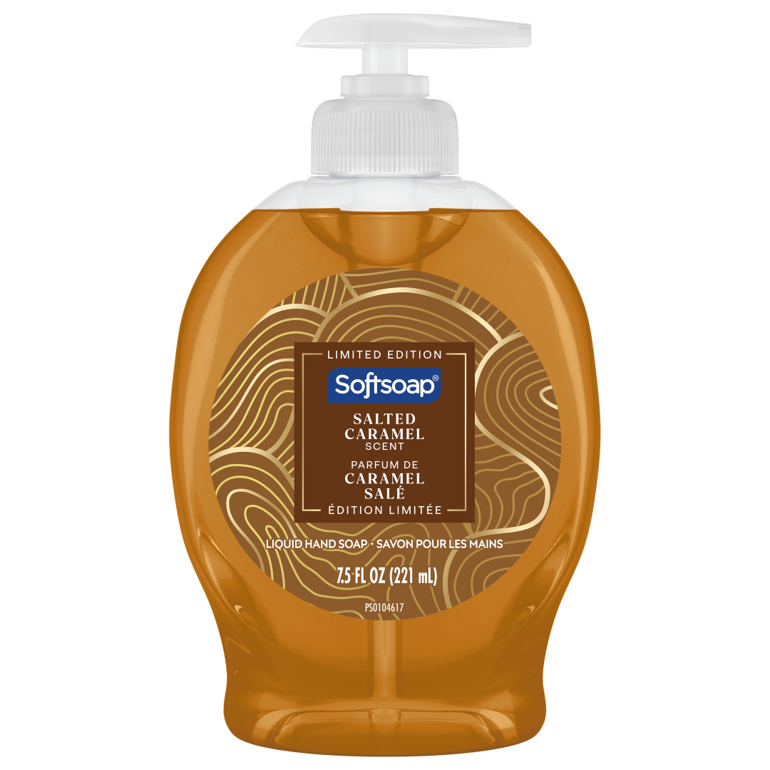 Softsoap Limited Edition Liquid Hand Soap, Salted Caramel Scent, 7.5 fl oz
