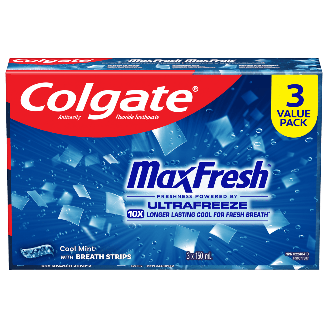 Colgate Max Fresh Cool Mint Toothpaste 150 mL (3 pack)
