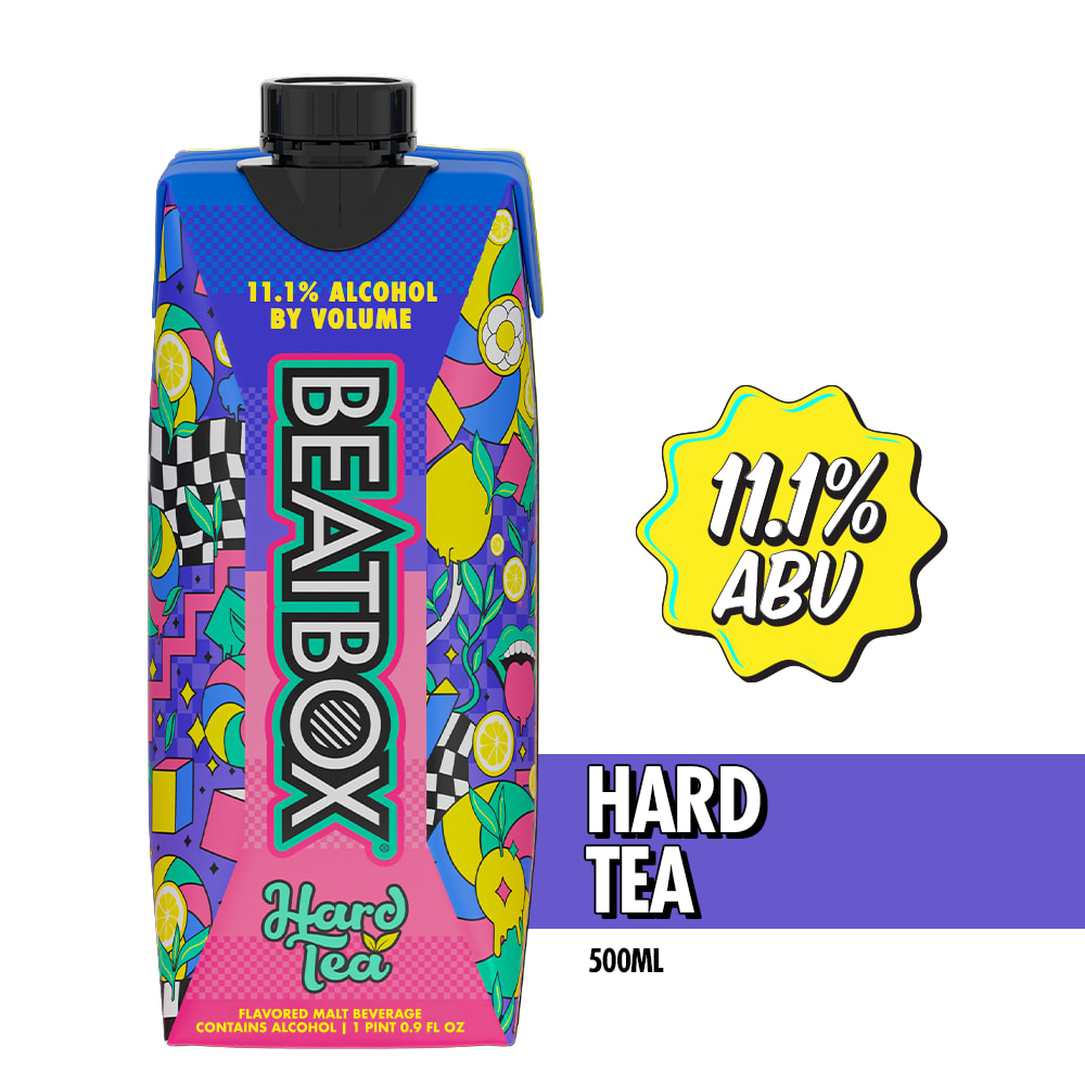 BeatBox Beverages Malt Hard Tea, 11.1% ABV, 500ml