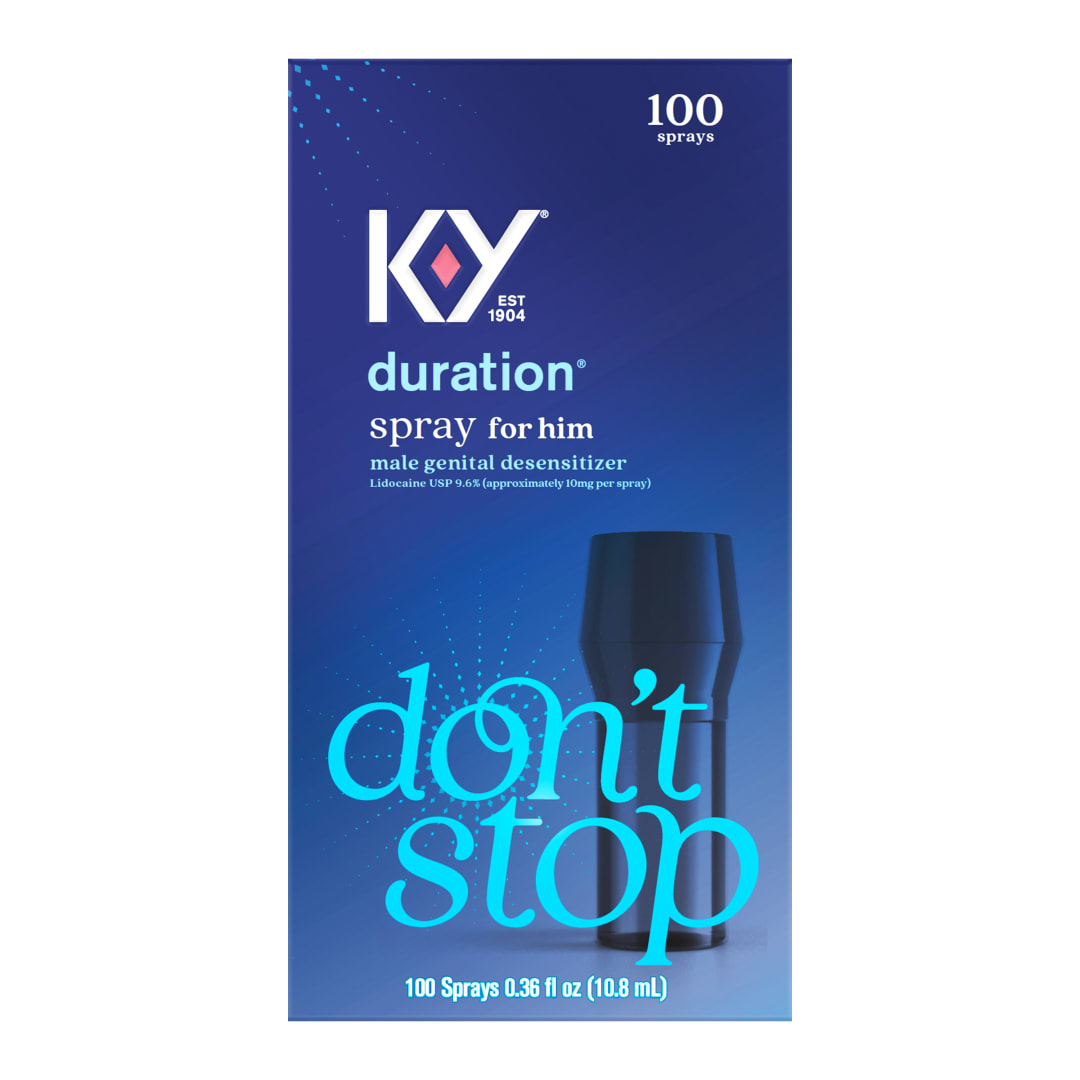 K-Y® Duration Male Genital Desensitizer Spray - 100 Sprays  24/.36 oz.