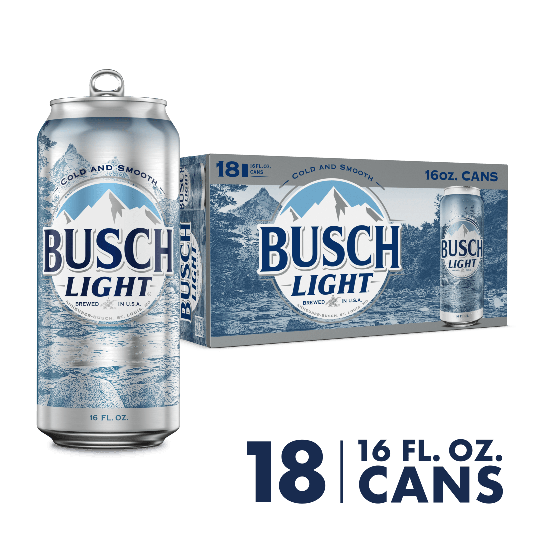 Busch Light 16oz 18 Pack Can