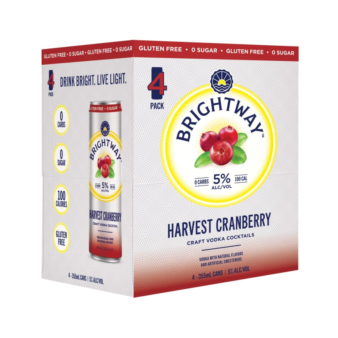 Brightway Cranberry Cocktails 4 Pack 12fl oz Can 10 Proof