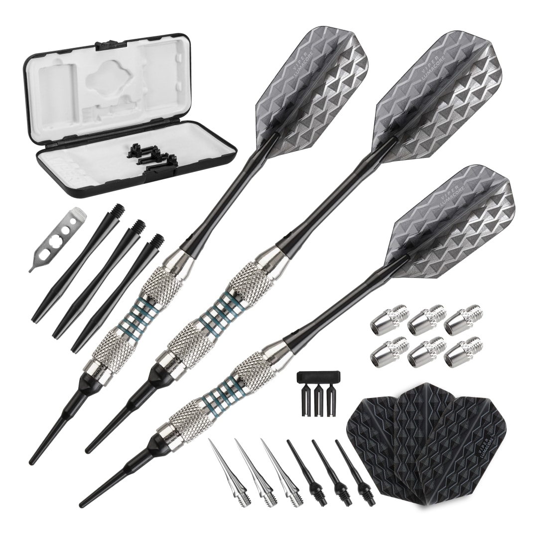 Viper Bobcat Adjustable Weight Conversion Dart Set 16-19 Grams, Green Rings