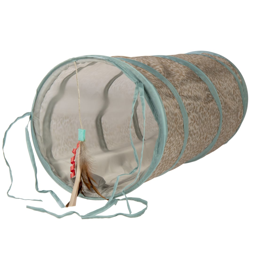 Instincts by Petlinks Twinkle Tube Electronic Light Crinkle Tunnel Cat Toy, Battery Powered