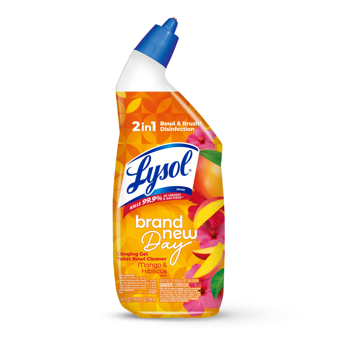 LYSOL® Toilet Bowl Cleaner - Brand New Day™ Mango & Hibiscus 9/24 oz.