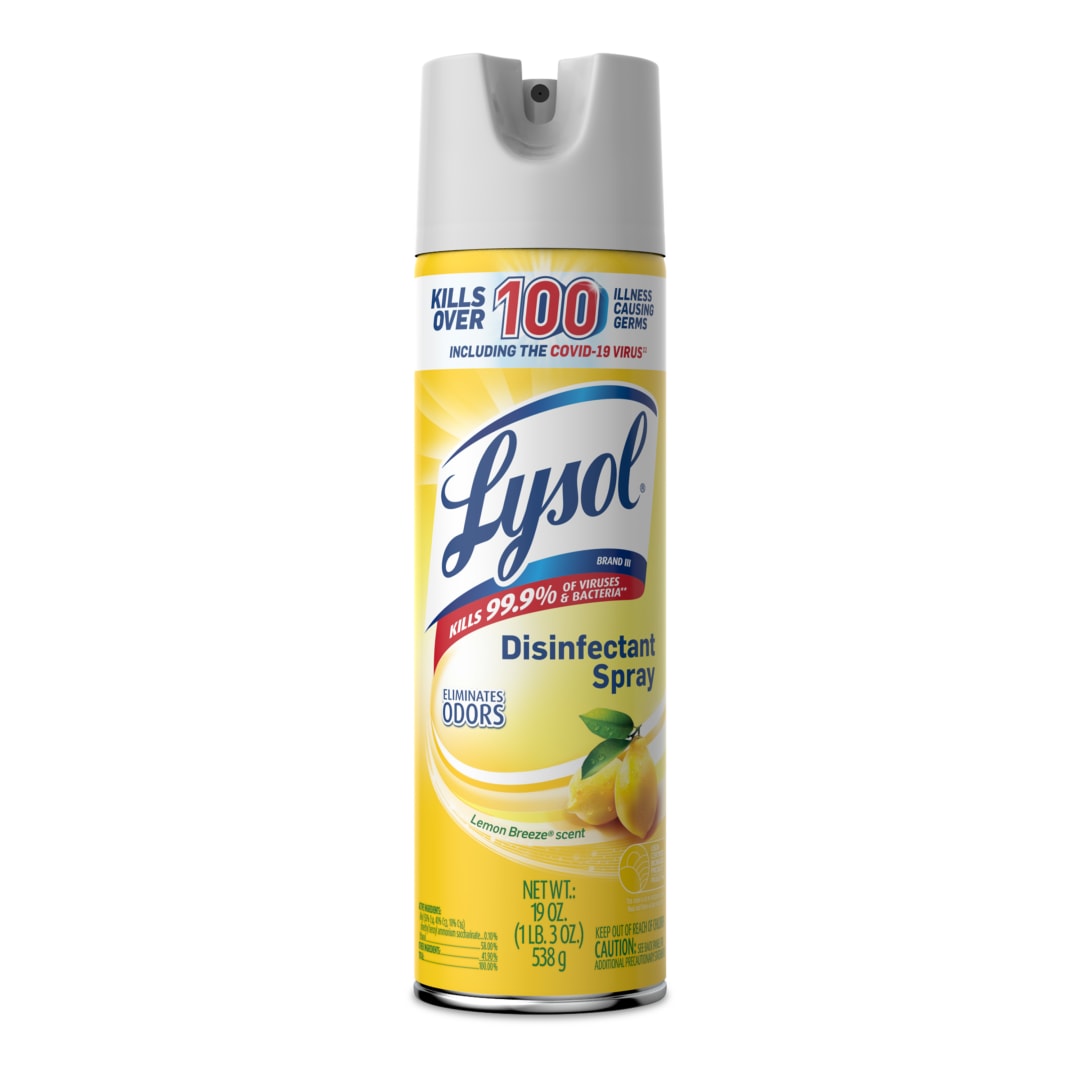 LYSOL® Disinfectant Spray - Lemon Breeze 12/19 oz.