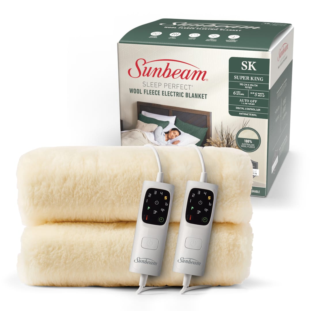 ANZ SLEEP PERFECT WOOL FLEECE SUPER KING