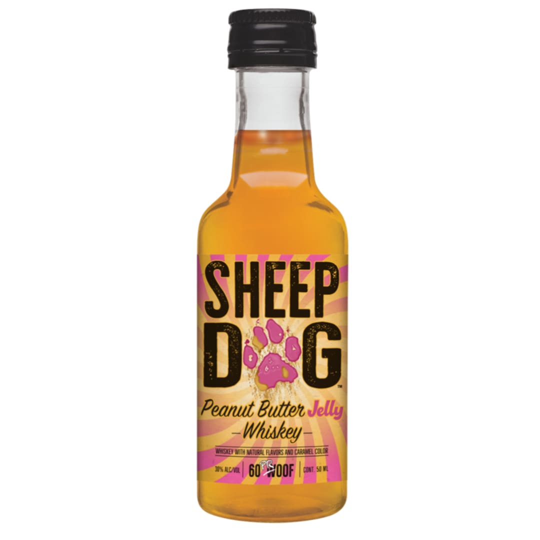 Sheep Dog Peanut Butter & Jelly Whiskey 50ml 60 Proof