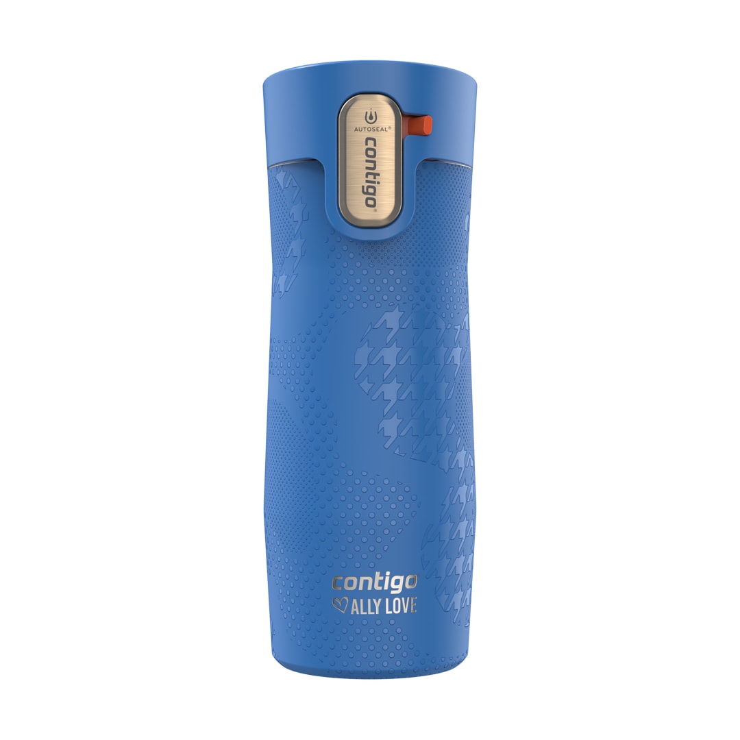 Contigo® x Ally Love West Loop 3.0 Taza de Viaje de Acero Inoxidable con Tapa AUTOSEAL® de Fácil Limpieza, 16oz, Stellar
