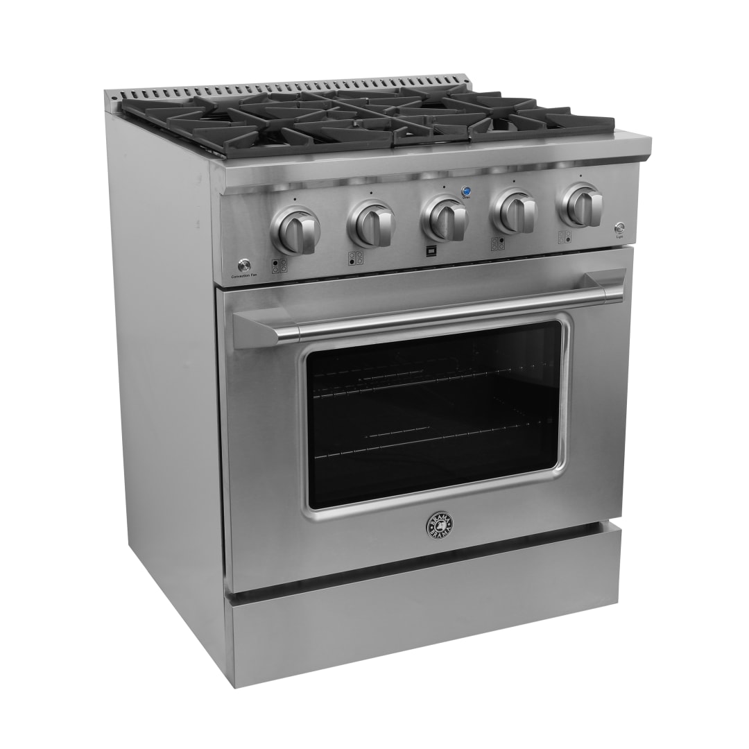 BR3001SSGG - 30" Gas Range, Stainless